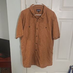 Men's Brown Checkered Shirt